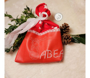 Stickdatei - Schneemann Alphabet Buchstabe U